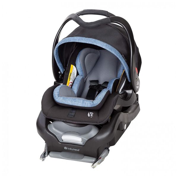 Assento Infantil Cadeira Automotiva Secure com Base e 3 Posições Ajustáveis, e, BABY TREND CS66C50B, Cinza
