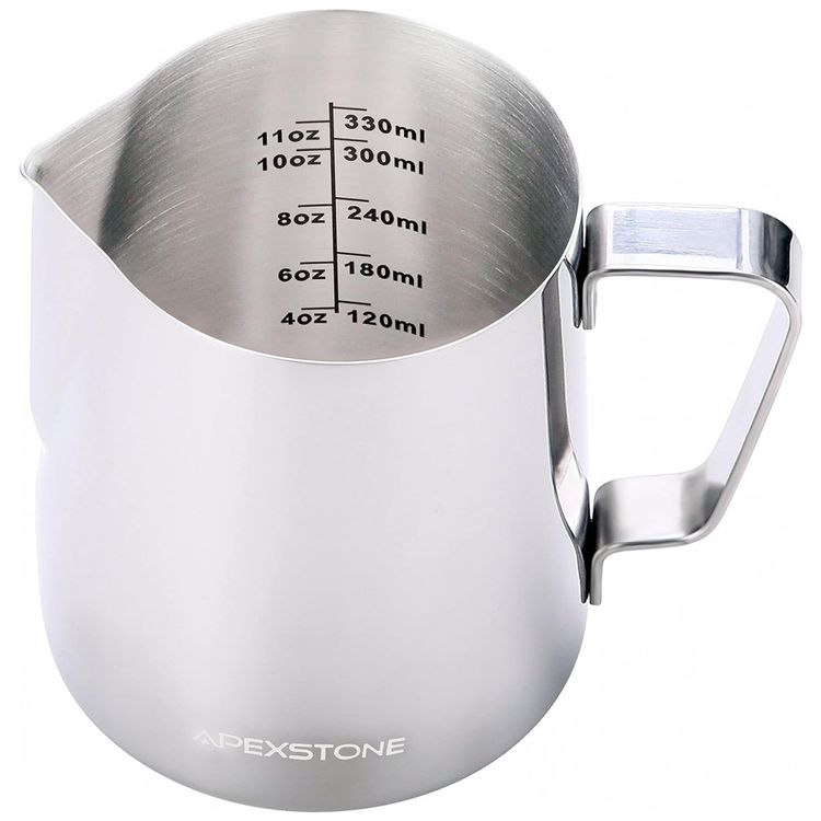 Jarra-Leiteira-Cremeira-350-mL-Aco-Inoxidavel-de-Grau-foto-0