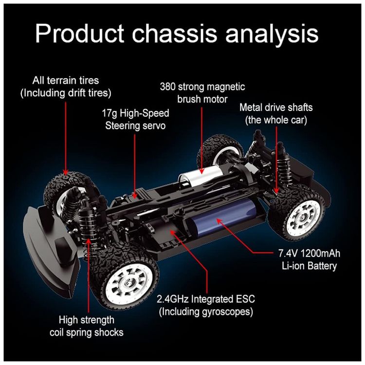 Carro-de-controle-remoto-Mostop-RC-carros-rapidos-1-16-foto-3