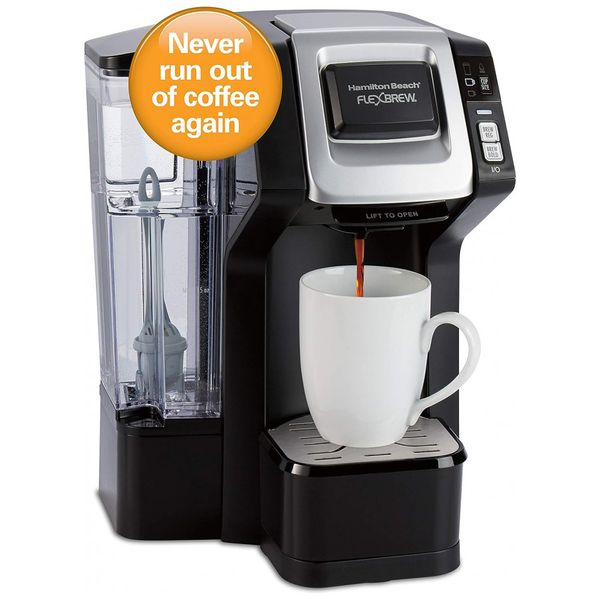 Cafeteira Elétrica Expresso com 3 Tamanhos de Bebidas, 110v, HAMILTON BEACH 49968, Preto