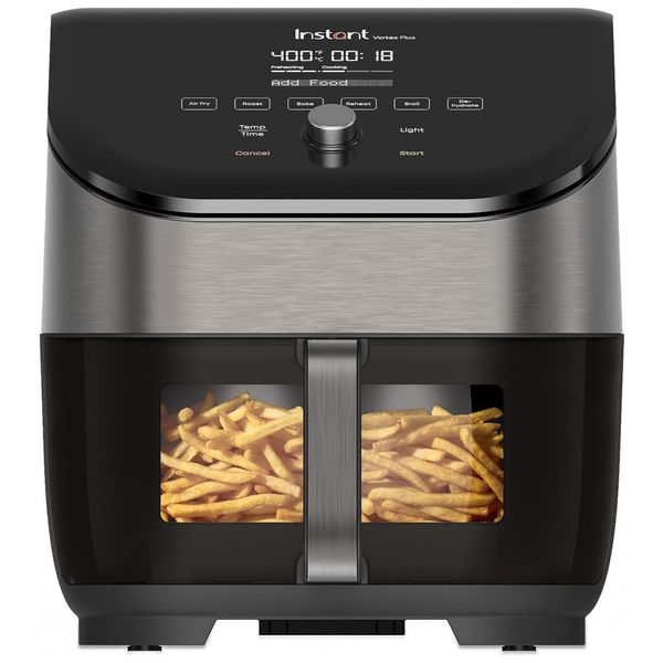 Vortex Fritadeira Elétrica AirFryer, Capacidade 6L com Painel Digital, 110V 1700W, INSTANT POT 140 3089 01, Preto