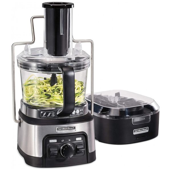 Processador de Alimentos 2.8mL com 2 Velocidades, 450W, 110v, HAMILTON BEACH PROFESSIONAL 70815, Prateado
