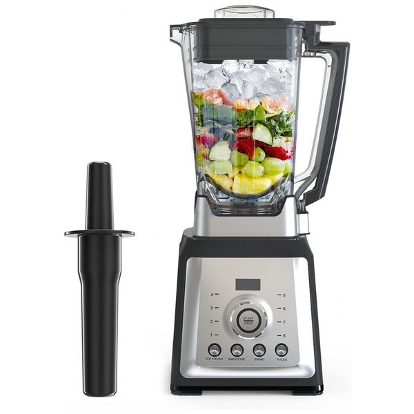 Liquidificador de Bancada 2L com 8 Velocidades, 1450W, 110v, DENTOLEID, Preto