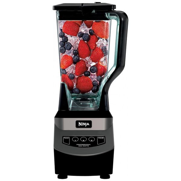 Liquidificador de Bancada 2L, Aço Inoxidável, 1000W, NJ601, 110v, NINJA NJ601, Preto