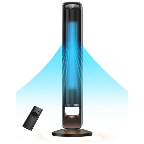 Generic Ventilador de Torre com 12 Velocidades e 4 Modos, Controle Remoto, 110V