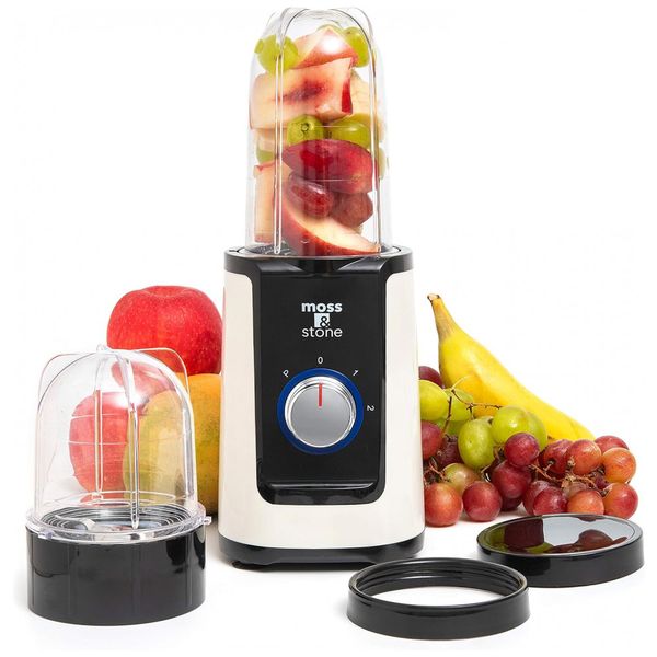 Liquidificador de Bancada para Vitaminas com 2 Velocidades, 110v, MOSS STONE, Branco