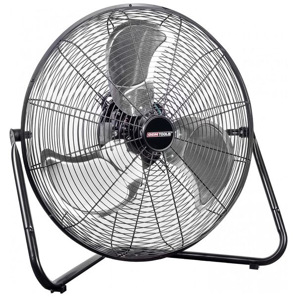 Ventilador de Piso com 3 Velocidades, 110V, OEMTOOLS OEM24881, Preto