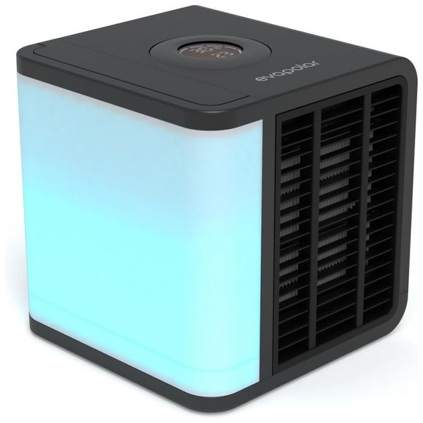 Climatizador de Ar Portátil de Mesa, 3 Velocidades, EVAPOLAR ev 1500, Preto
