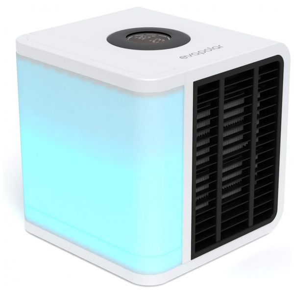 Climatizador de Ar Portátil de Mesa, 3 Velocidades, EVAPOLAR EV 1500, Branco