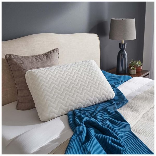 Travesseiro Antialérgico Ortopédico com Memória Ergonômica 60 x, 1 UN, TEMPUR PEDIC 15316221P, Branco