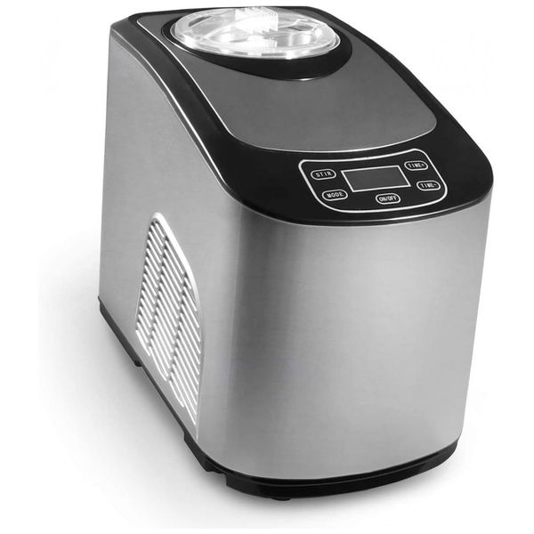 WATOOR Máquina de Sorvete Automática 1.4L, 110V, Cinza