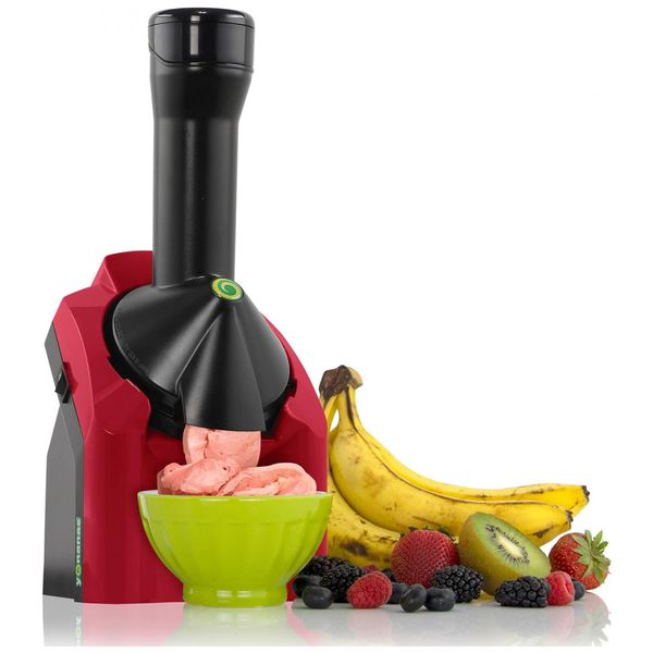 Máquina de Sorvete Automática 500mL, 200W, 110v, YONANAS 902RD, Vermelho