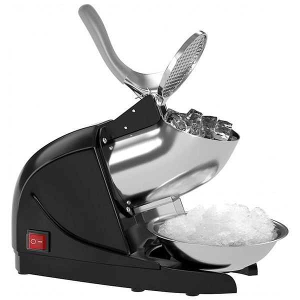 OKF Máquina de Raspadinha Industrial, Aço Inoxidável, 99 kg, h, 110V, Preta