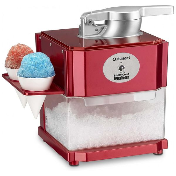Máquina de Raspadinha com Suporte para Cone, 110v, CUISINART SCM 10P1, Vermelho