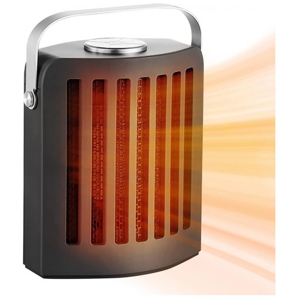 Aquecedor de Cerâmica Elétrico Portátil, 3 Configurações, 950W, 110v, LAMA FSA 201, Preto