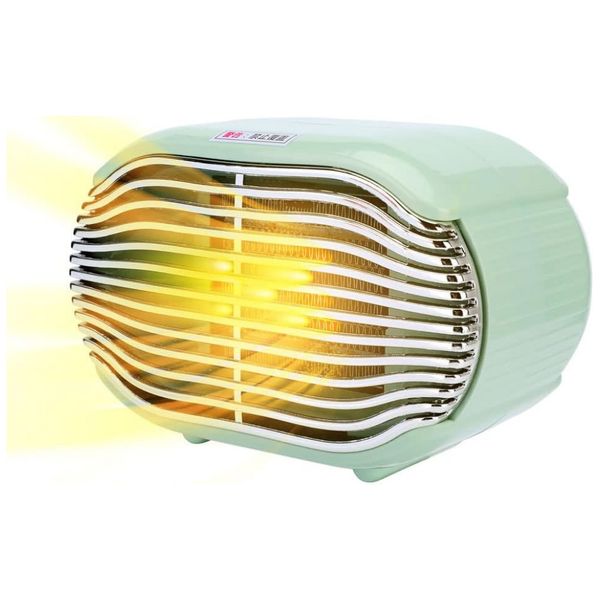 Aquecedor de Cerâmica Elétrico Portátil, 2 Configurações, 800W, 110v, IDEASHOP XM 688, Verde