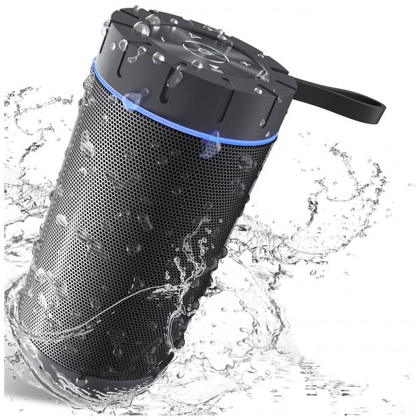 Caixa de Som Bluetooth sem Fio Portátil à Prova d IPX7, 25W, até 36H, COMISO X26L, Preto