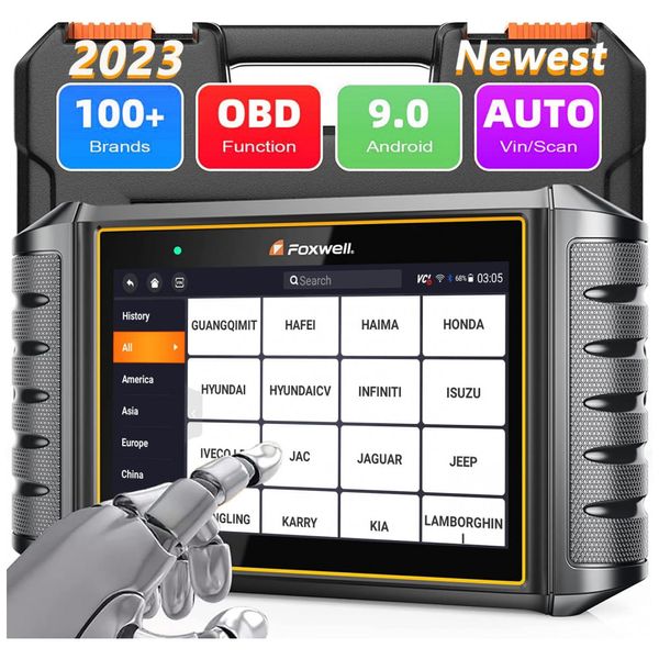 Scanner Automotivo com Diagnóstico NT706 OBD2, Wi Fi, 12V, FOXWELL, Preto