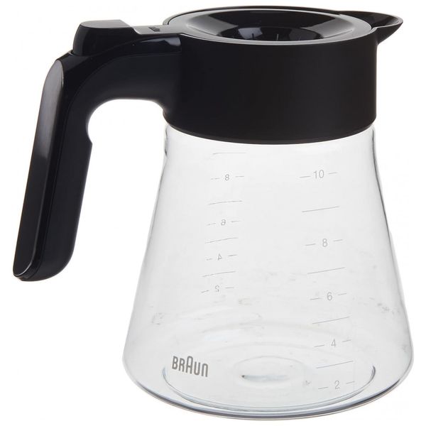 Jarra de Vidro 2.4L para Reposição, BRAUN BRSC008, Preto