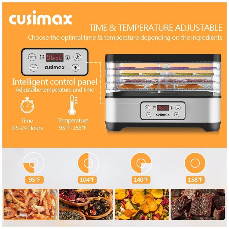 CUSIMAX-Maquina-Desidratadora-de-Alimentos-com-5-Bandejas-foto-2