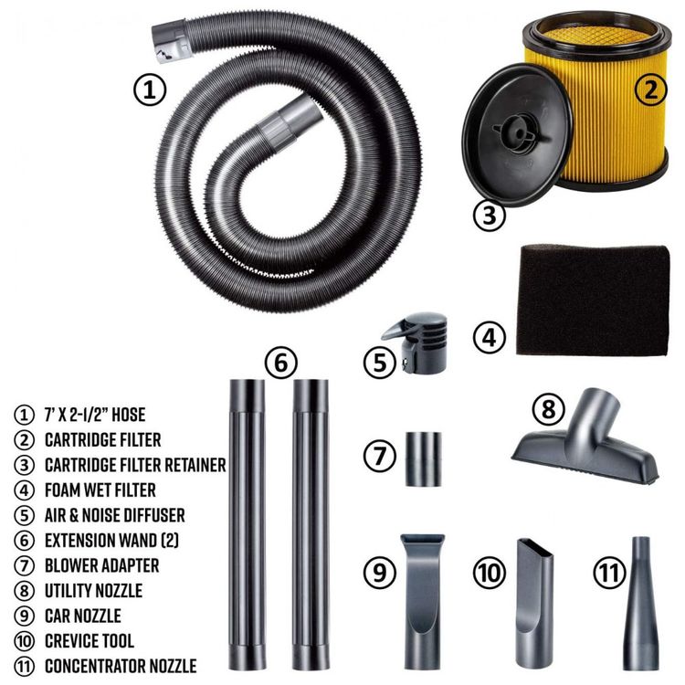 Aspirador-de-Po-Seco-e-Umido-45L-5-Pico-HP-com-Extensores-foto-1
