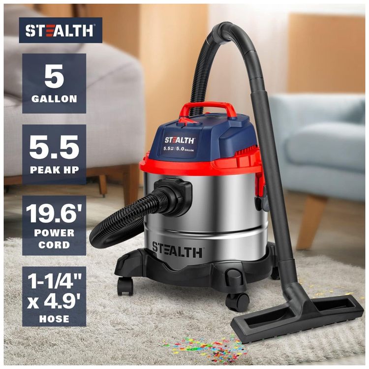 Aspirador-de-Po-Seco-e-Umido-19L-5-Pico-HP-com-Extensores-foto-1