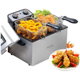 Fritadeira-Eletrica-Profissional-4L-Aco-Inoxidavel-1800W-foto-0