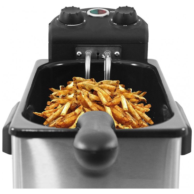 Maxi-Matic-Fritadeira-Eletrica-3L-Profissional-Aco-foto-1