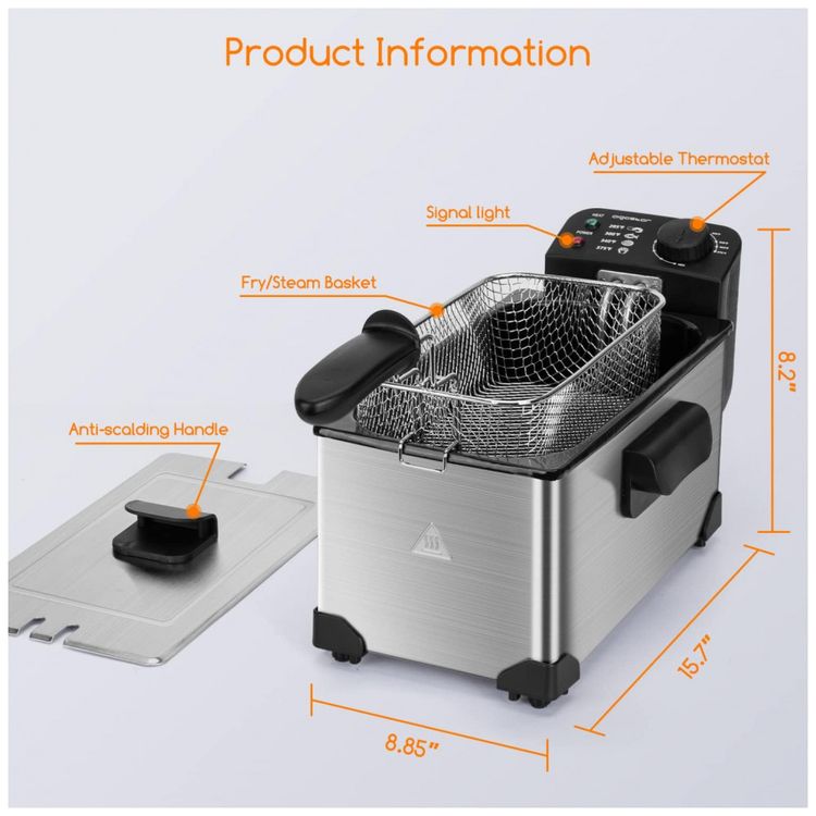 Fritadeira-Eletrica-Profissional-3L-Aco-Inoxidavel-1650W-foto-4