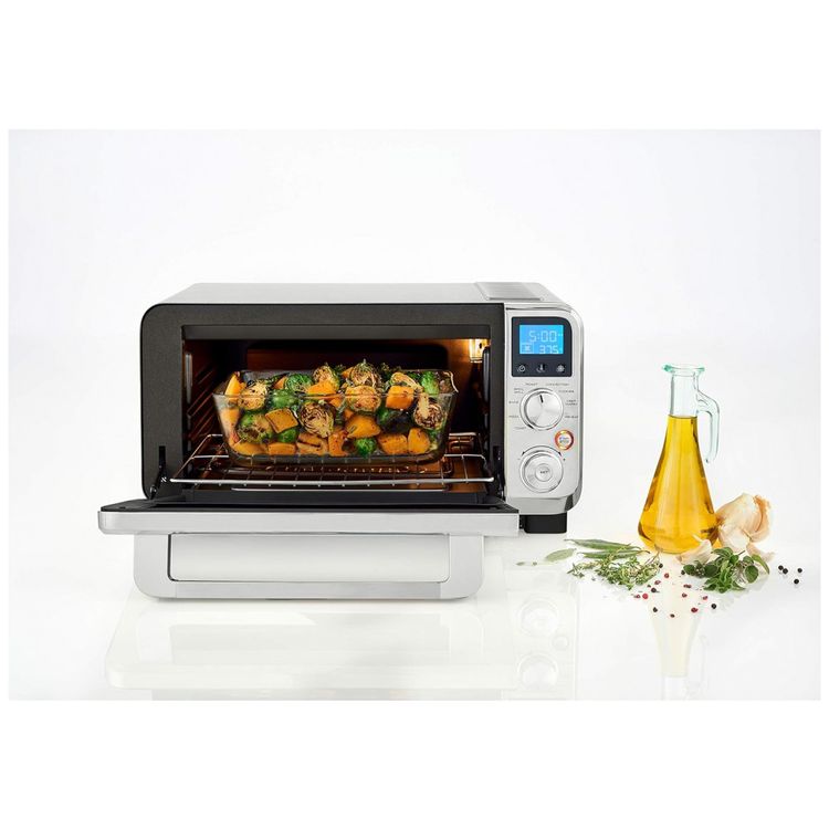 Forno-Eletrico-de-Bancada-com-Tela-LCD-Aco-Inoxidavel-foto-2