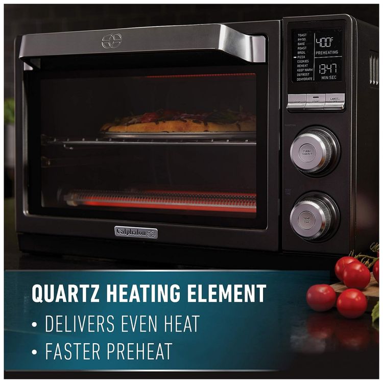 Forno-Eletrico-de-Bancada-Multifuncional-com-Tela-LCD-Aco-foto-2