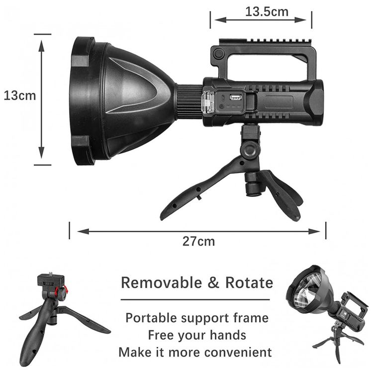 Lanterna-LED-Portatil-Recarregavel-90000LM-IPX5-a-Prova-d-foto-4