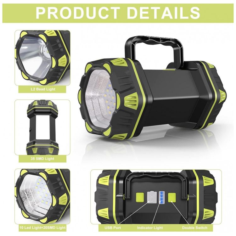 AlpsWolf-Lanterna-LED-Portatil-Recarregavel-1200LM-4800mAh-foto-3