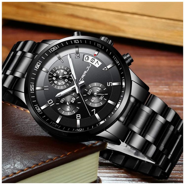 Relogio-Masculino-Analogico-Automatico-CRRJU-CJ2214-Preto-foto-4