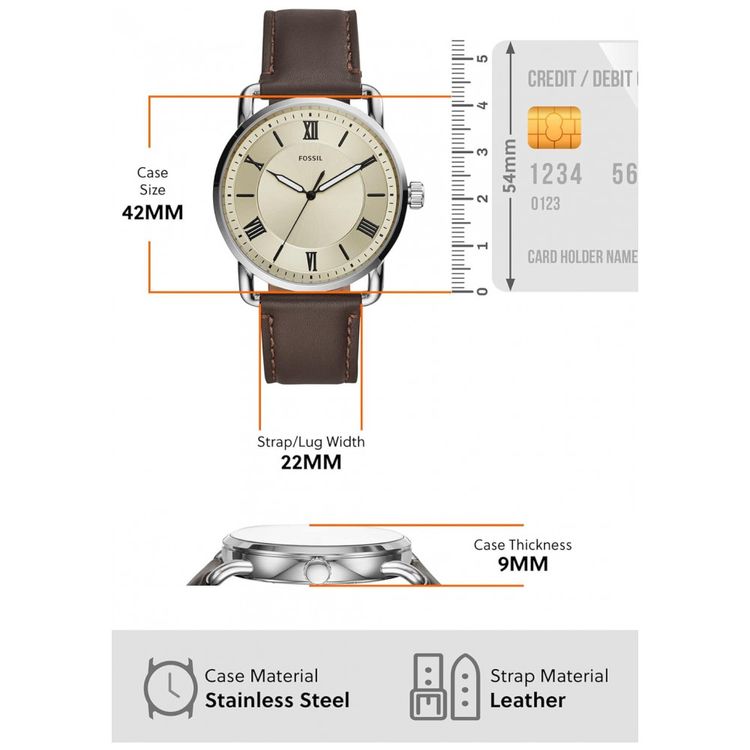 Relogio-Masculino-Analogico-Quartzo-FOSSIL-FS5663-Marrom-foto-4