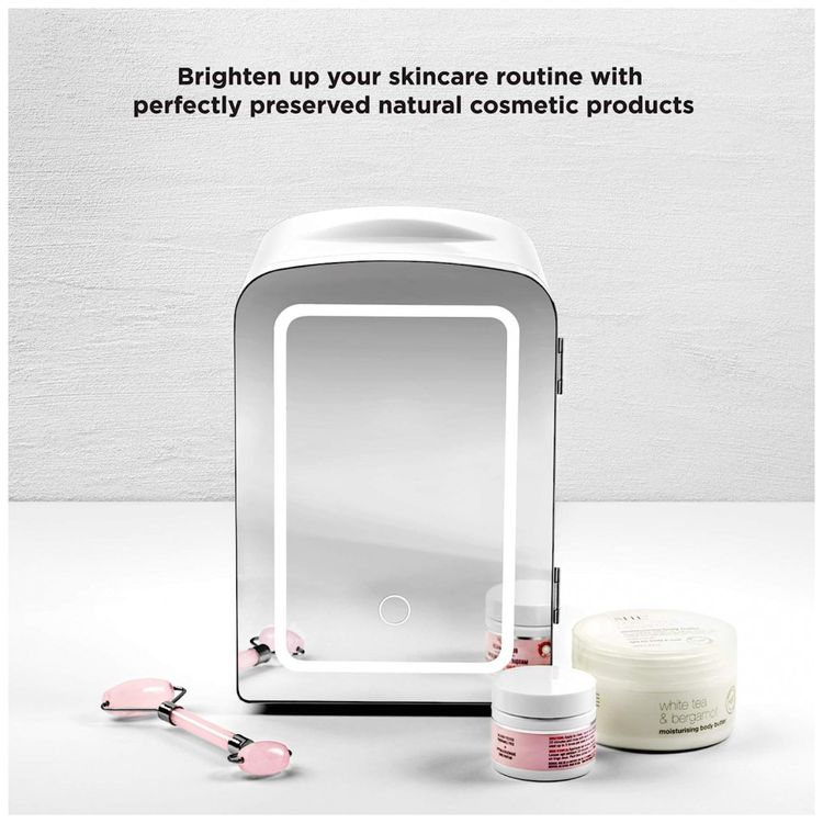 Mini-Geladeira-para-Skincare-4-Litros-com-Espelho-e-LED-foto-2