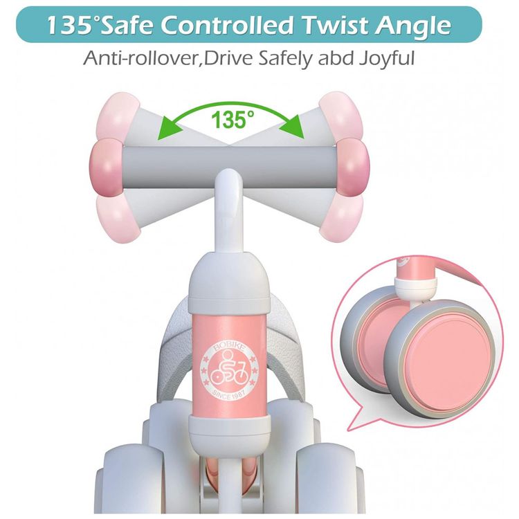 BOBIKE-Bicicleta-sem-Pedal-Infantil-para-Bebes-de-1-a-3-foto-4