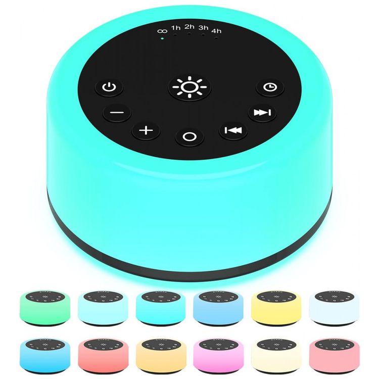 Maquina-de-Ruido-para-Dormir-30-Sons-com-Luz-Ambiente-foto-0