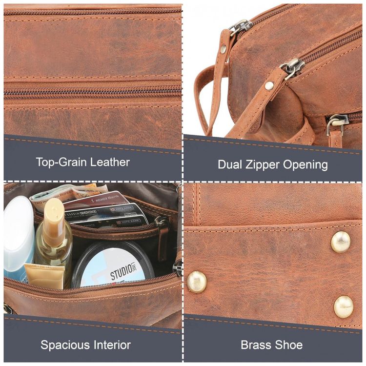 Necessaire-Masculina-Vintage-de-Couro-com-Forro-a-Prova-d-foto-2