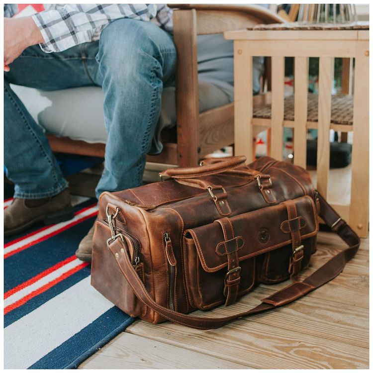Bolsa-de-Viagem-Masculina-Classica-de-Couro-HUNT-COUNTRY-foto-4