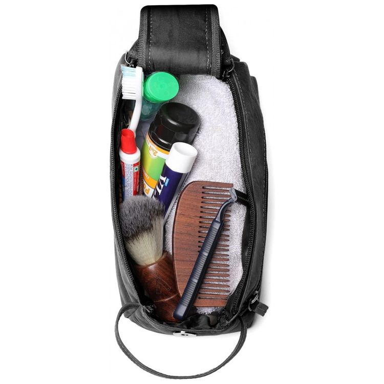 Rustic-Town-Necessaire-Masculina-Vintage-de-Couro-com-Forro-foto-4