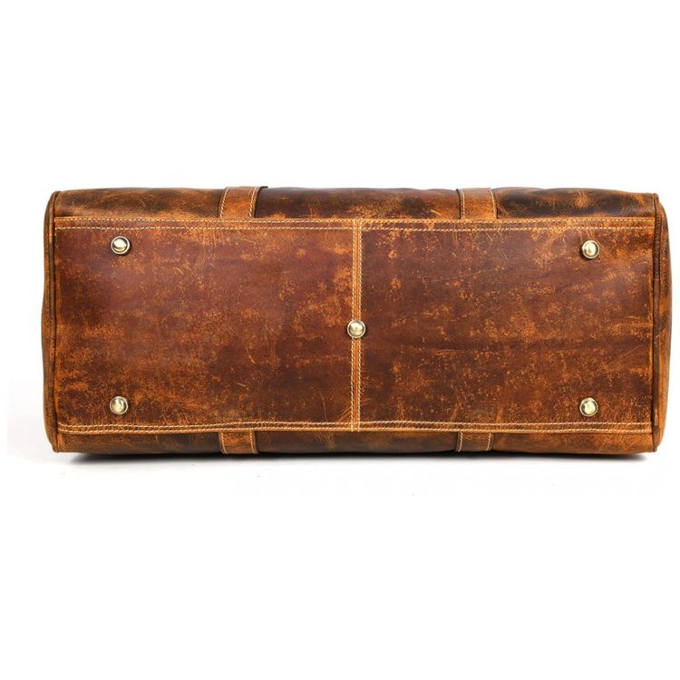 Aaron-Bolsa-de-Viagem-Masculina-Classica-de-Couro--Marrom-foto-2