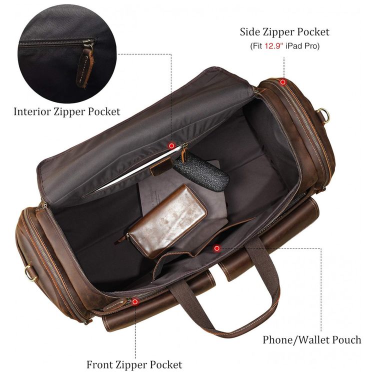 Polare-Bolsa-de-Viagem-Masculina-Classica-de-Couro--Marrom-foto-4