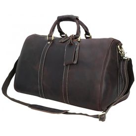 Polare-Bolsa-de-Viagem-Masculina-Classica-de-Couro--Marrom-foto-0