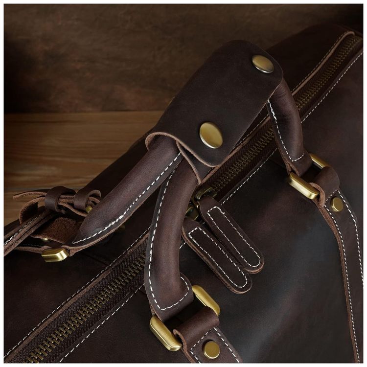 Polare-Bolsa-de-Viagem-Masculina-Classica-de-Couro--Marrom-foto-3