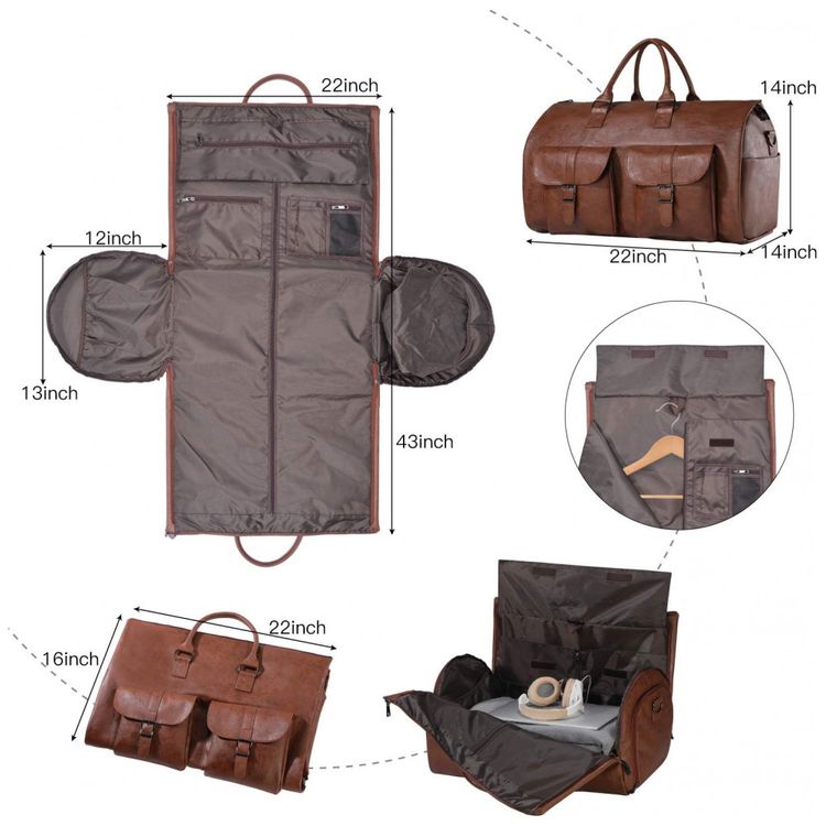 Bolsa-de-Viagem-Masculina-Classica-de-Couro-Sintetico-foto-1