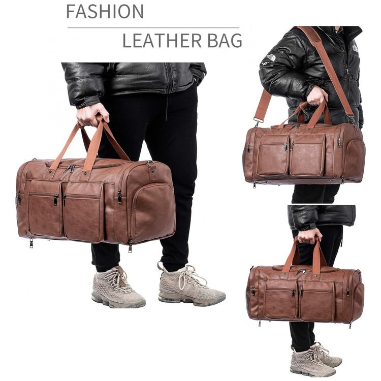 Seyfonia-Bolsa-de-Viagem-Masculina-Classica-de-Couro-foto-5