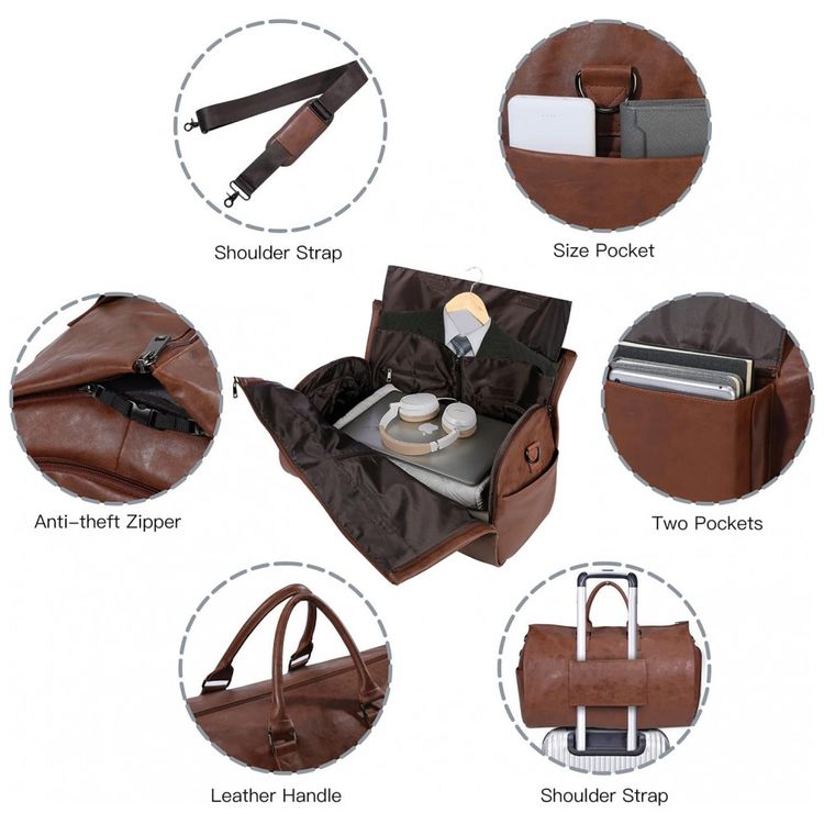 Bolsa-de-Viagem-Masculina-Classica-de-Couro-Sintetico-foto-2