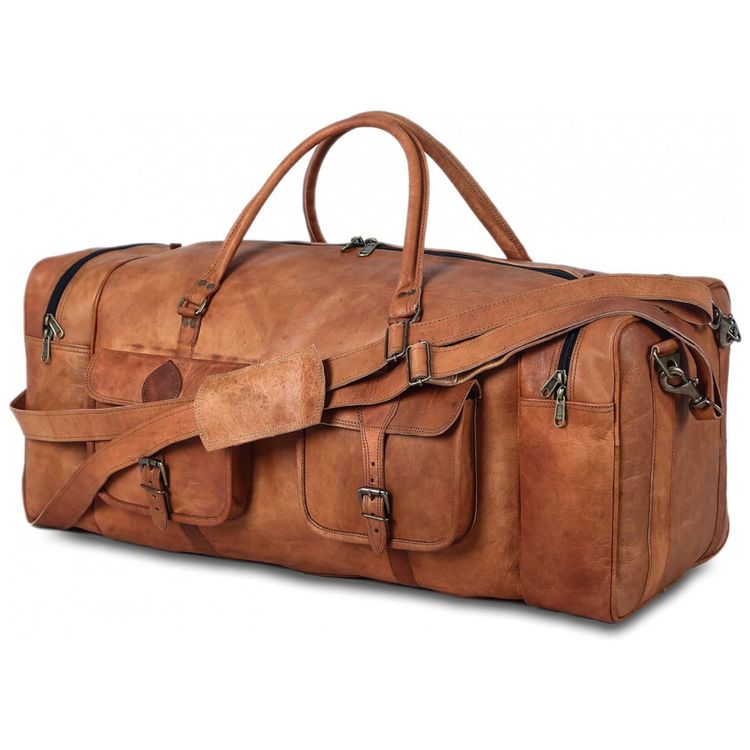 KPL-Bolsa-de-Viagem-Masculina-Classica-de-Couro-KOMALS-foto-3