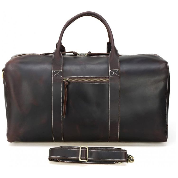 Polare-Bolsa-de-Viagem-Masculina-Classica-de-Couro--Marrom-foto-1